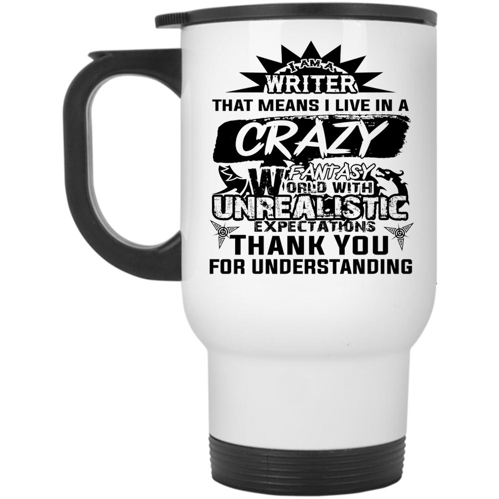 Awesome Gift For Writer Travel Mug, I Am A Writer Mug