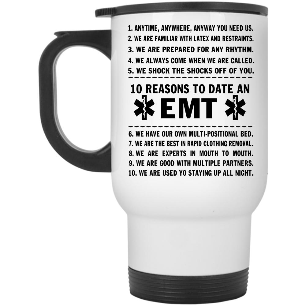 Awesome Couple Travel Mug, 10 Reasons To Date An EMT Mug