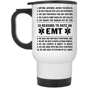 Awesome Couple Travel Mug, 10 Reasons To Date An EMT Mug