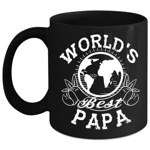 World's Best Papa Coffee Mug, Gift For Dad Coffee Cup