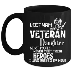 Vietnam Veteran Daughter Coffee Mug, Cool Veteran's Daughter Coffee Cup