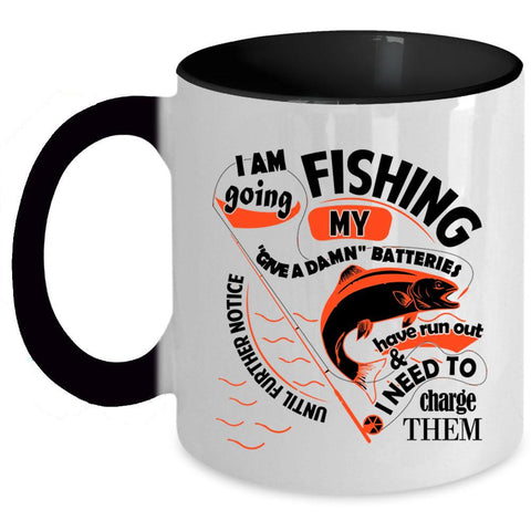 Awesome Fishing Coffee Mug, I Am Going Fishing Accent Mug