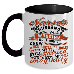 Awesome Husband Coffee Mug, Nurse's Husband Accent Mug