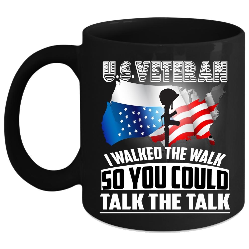 U.S Veteran Coffee Mug, American Flag Coffee Cup