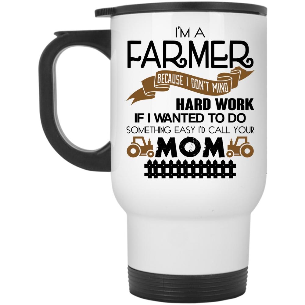 Awesome Farmer Travel Mug, I'm A Farmer Mug