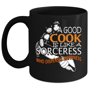 A Good Cook Is Like A Sorceress Coffee Mug, I Love Cooking Coffee Cup