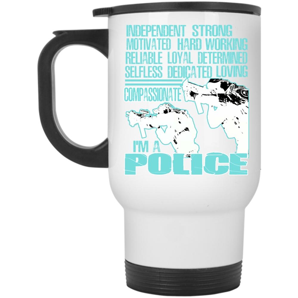 Awesome Gift For Police Travel Mug, I'm A Police Mug