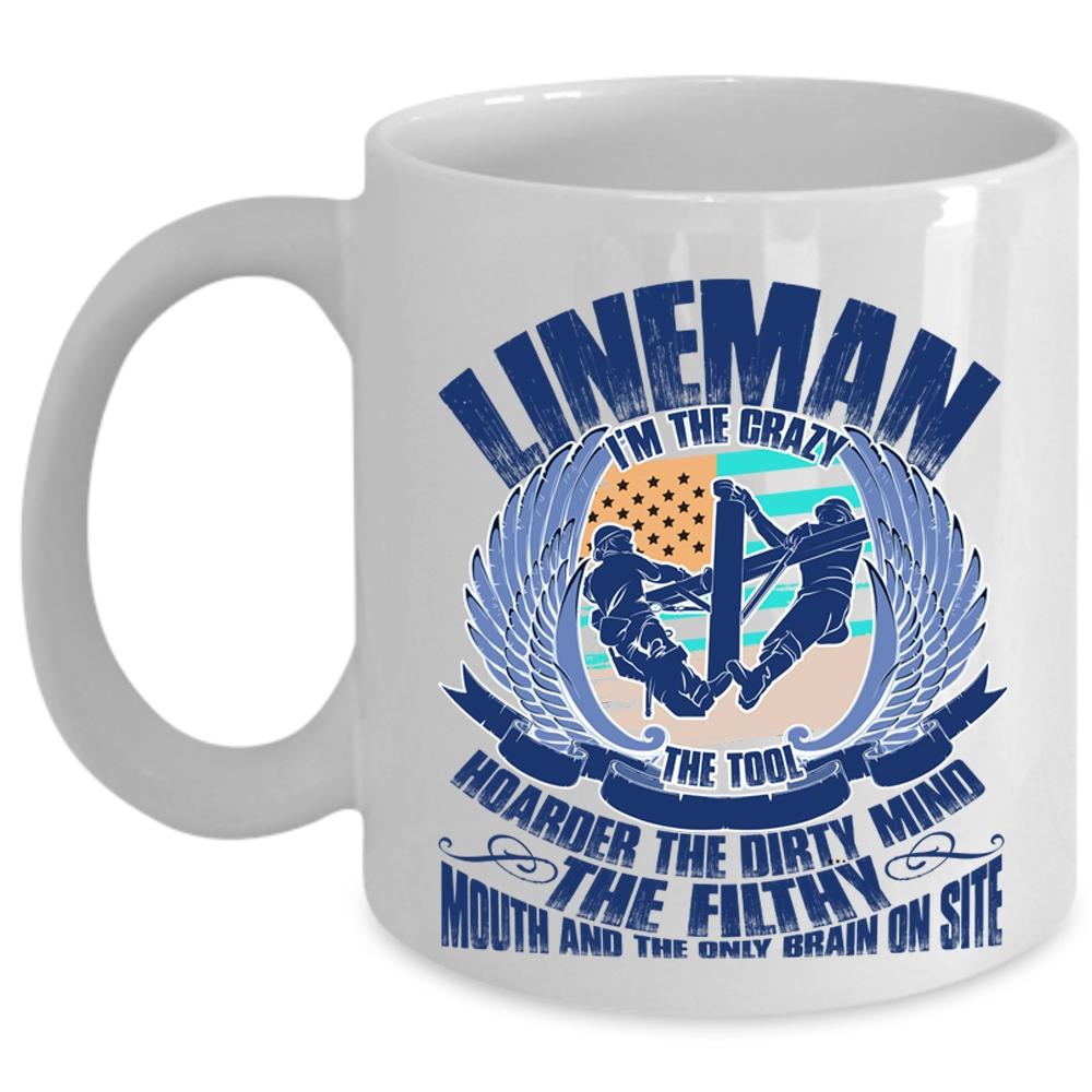 Awesome Gift For Linemans Coffee Mug, Lineman Cup