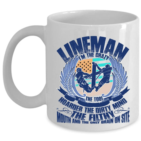 Awesome Gift For Linemans Coffee Mug, Lineman Cup