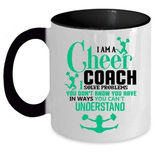 Awesome Cheer Coach Coffee Mug, I Am A Cheer Coach Accent Mug