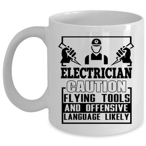 Awesome Electrician Coffee Mug, Electrician Cup