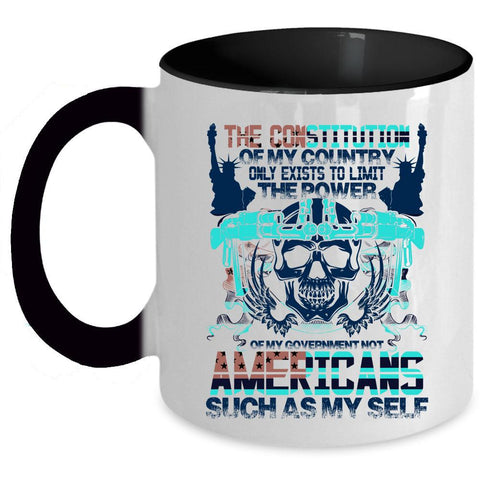 Awesome American Coffee Mug, The Constitution Of My Country Accent Mug