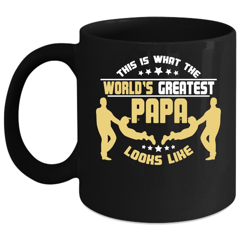 What The World's Greatest Papa Looks Like Coffee Mug, Cute Coffee Cup