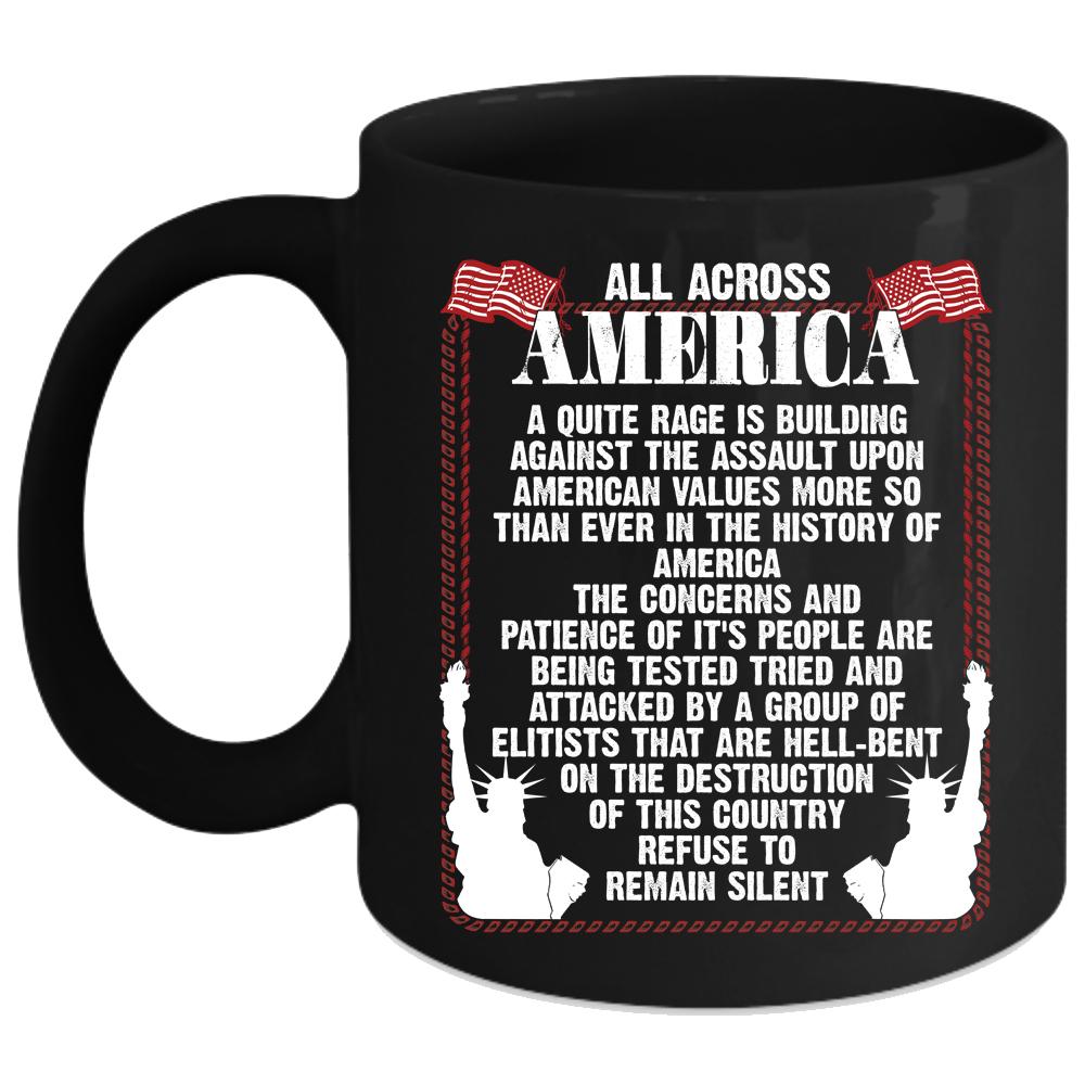 All Acrross America Coffee Mug, Cool Gift For My Friends Coffee Cup