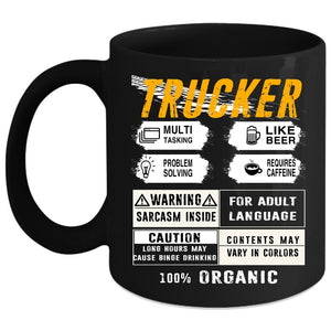 Trucker Coffee Mug, Awesome Gift For Trucker Coffee Cup