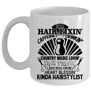 Awesome Hairstylist Coffee Mug, I'm A Hair Fixing Cup