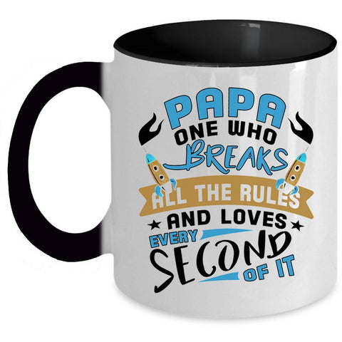 Awesome Gift For My Papa Coffee Mug, Cool Papa Accent Mug