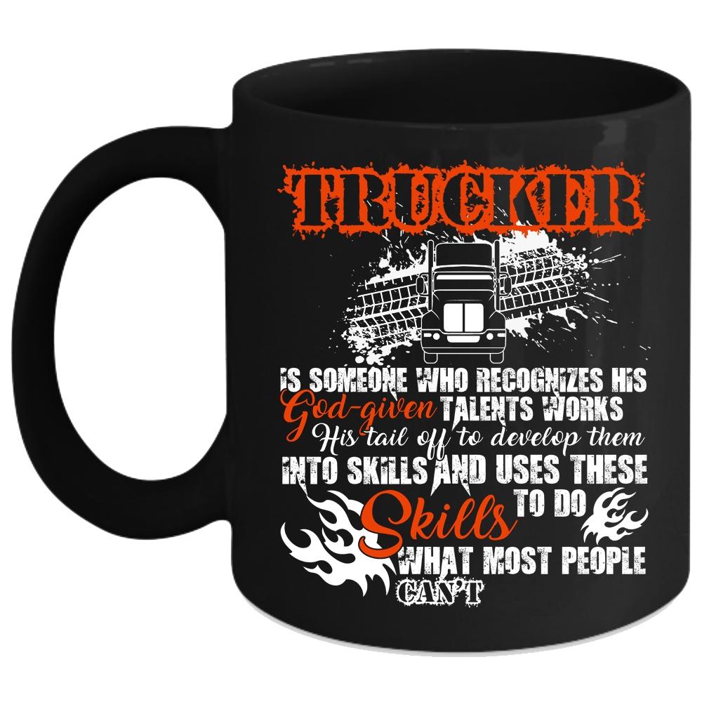 Trucker Coffee Mug, Best Gift For Trucker Coffee Cup