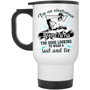 Awesome Electrician Travel Mug, I'm An Electrician Mug