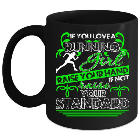 You Love A Running Girl Coffee Mug, Cute Gift For Running Girls Coffee Cup