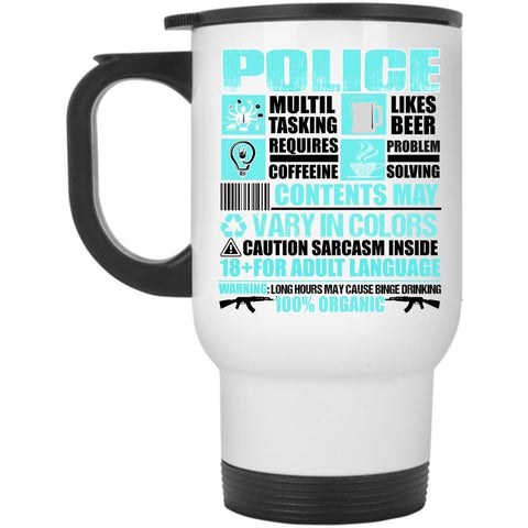 Awesome Gift For Policemans Travel Mug, Police Mug