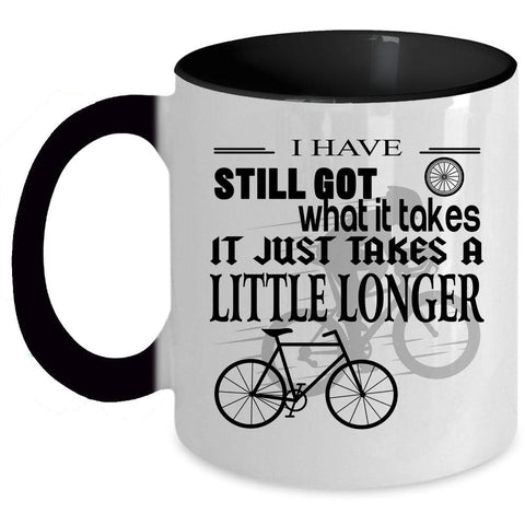 Awesome Gift For Biker Coffee Mug, I Love Cycling Accent Mug