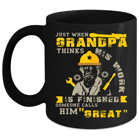 Awesome Grandpa Coffee Mug, Funny Gift For Grandpa Coffee Cup