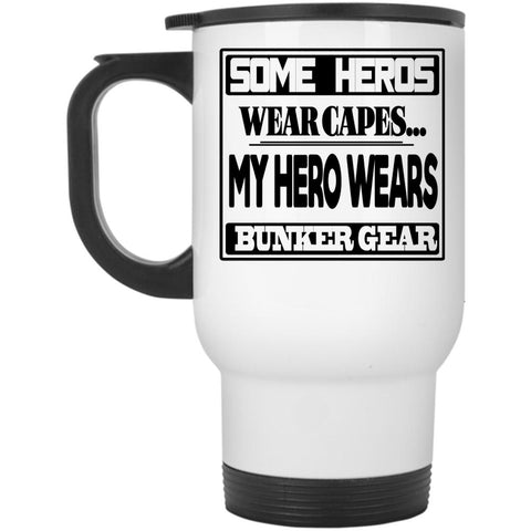 Awesome Firefighters Travel Mug, Bunker Gear Mug