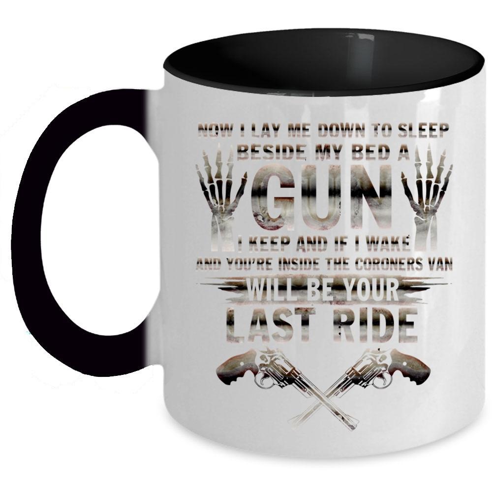 Your Last Ride Coffee Mug, Now I Lay Me Down To Sleep Accent Mug