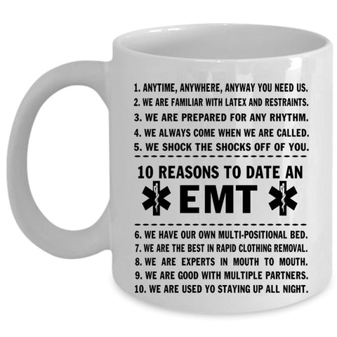 Awesome Couple Coffee Mug, 10 Reasons To Date An EMT Cup