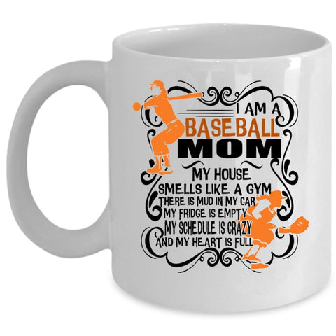 Awesome Baseball Mom Coffee Mug, I Am A Baseball Mom Cup