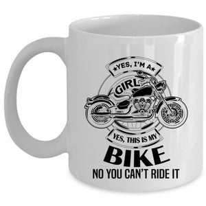 This Is My Bike Coffee Mug, I'm A Girl Cup