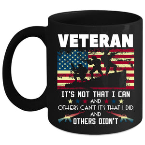 Veteran Coffee Mug, Cool Gift For Grandpas Coffee Cup