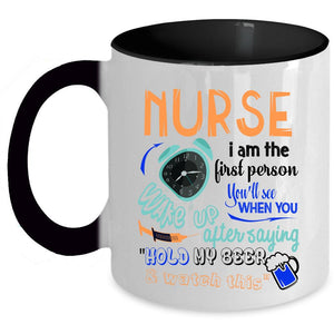 Awesome Gift For Nurses Coffee Mug, Nurse Accent Mug