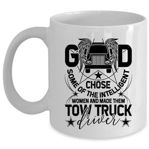 Tow Truck Driver Coffee Mug, The Intelligent Women Cup