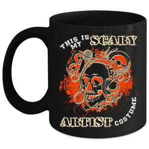 This Is My Scary Artist Costume Coffee Mug, Cool Artist Coffee Cup