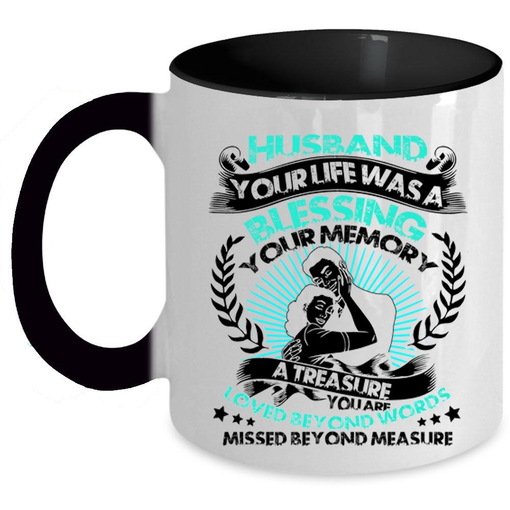 You Are Loved Beyond Words Coffee Mug, Husband Accent Mug