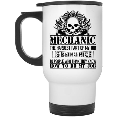 Awesome Gift For Husband Travel Mug, Mechanic Mug