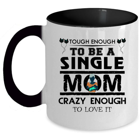 Awesome Gift For My Mom Coffee Mug, Cat Mom Accent Mug