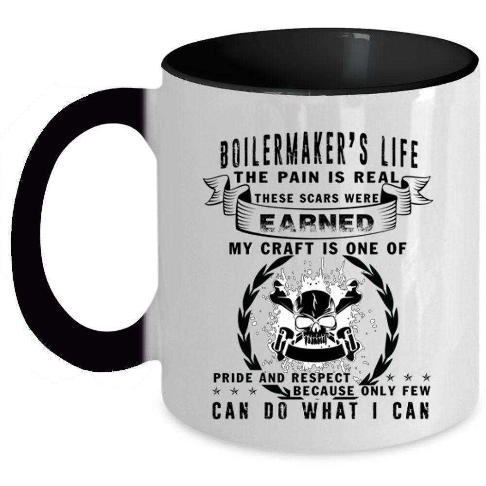 Awesome Boilermaker Coffee Mug, Boilermaker's Life Accent Mug