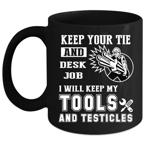 Awesome Linemen Coffee Mug, Cool Job Title Coffee Cup