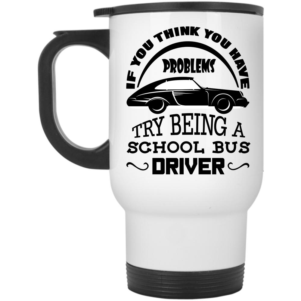 Awesome Bus Driver Travel Mug, Being A School Bus Driver Mug