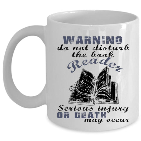 Awesome Book Reader Coffee Mug, The Book Reader Cup