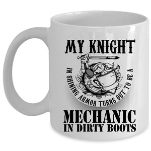 Awesome Mechanics Coffee Mug, To Be A Mechanic In Dirty Boots Cup