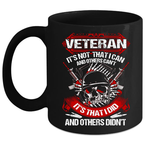 Veteran Coffee Mug, Awesome Gift For Grandpa Coffee Cup