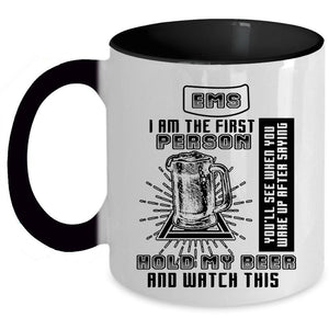 Awesome Gift For Nurse Coffee Mug, EMS Accent Mug