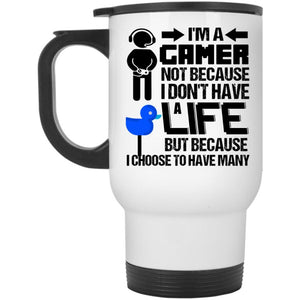 Awesome Gift For Gamers Travel Mug, I'm A Gamer Mug