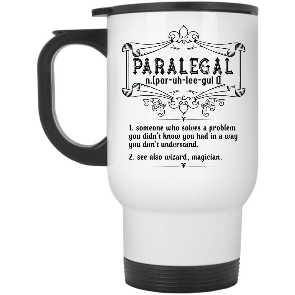 Awesome Gift For Law Student Travel Mug, Cool Paralegal Mug