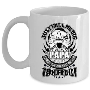 To Be Called Grandfather Coffee Mug, Just Call Me Big Papa Cup