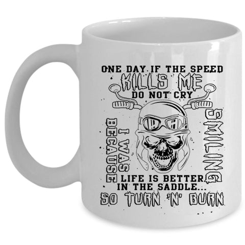 Awesome Gift For Biker Coffee Mug, Cool Biker Cup